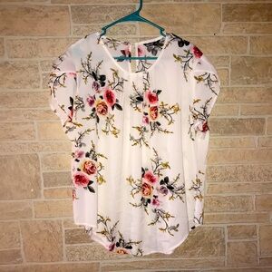 ✅Shein Cap Sleeve Blouse